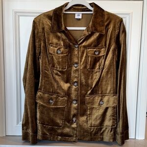 Cabi Velvet Utility Jacket – Size M